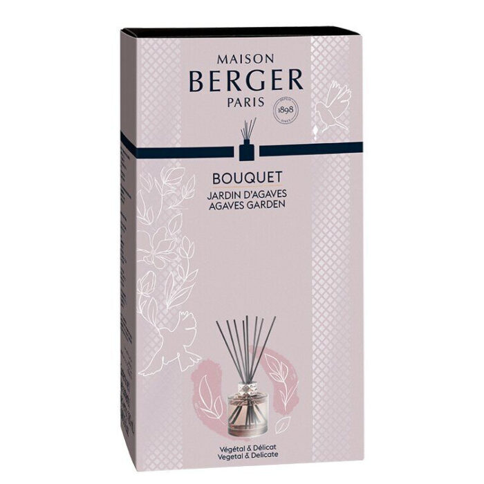 Maison Berger Paris Verpackung mit Aufdruck Bouquet Jardin d’Agaves