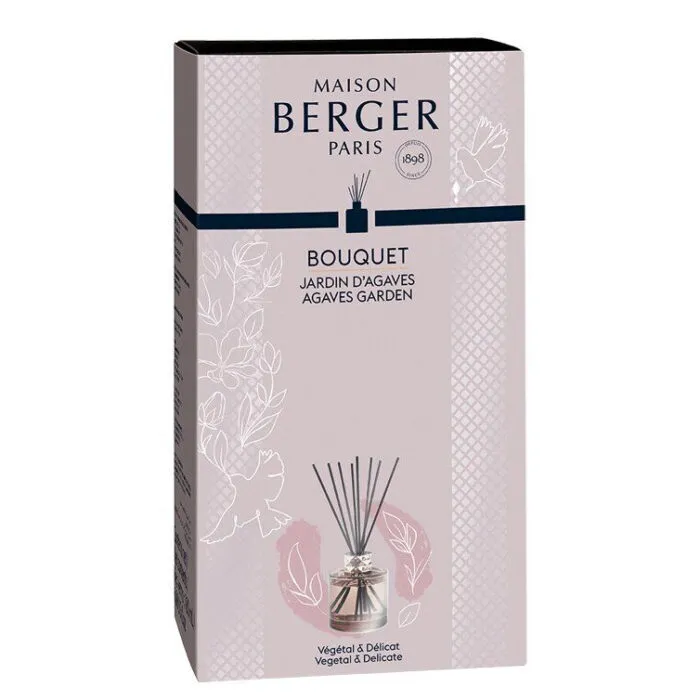 Maison Berger Paris Verpackung mit Aufdruck Bouquet Jardin d’Agaves