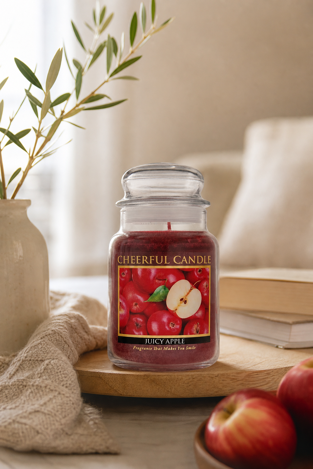 Juicy Apple 680g in einer stimmungsvollen Anwendungsszene