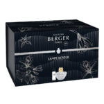 Maison Berger Paris Verpackung mit abgebildeter Lampe Berger und Nachfüllflasche