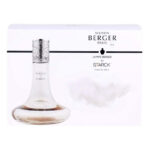 Verpackungsdetail mit Lampe Berger by Starck Peau de Soie