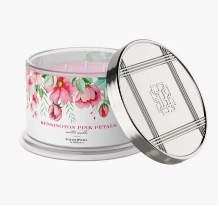 Kensington Pink Petals 397g (3-Docht) – Produktansicht