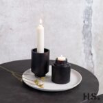 Candle Holder Julia schwarz S – Produktansicht