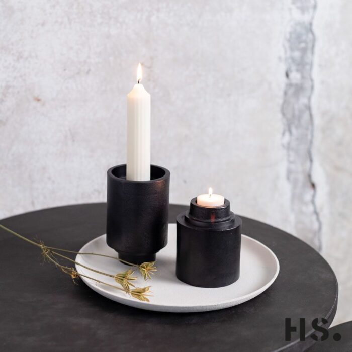 Candle Holder Julia schwarz S – Produktansicht