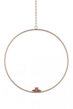 Kerzenhalter Ring zum Aufhängen M gold – Produktansicht