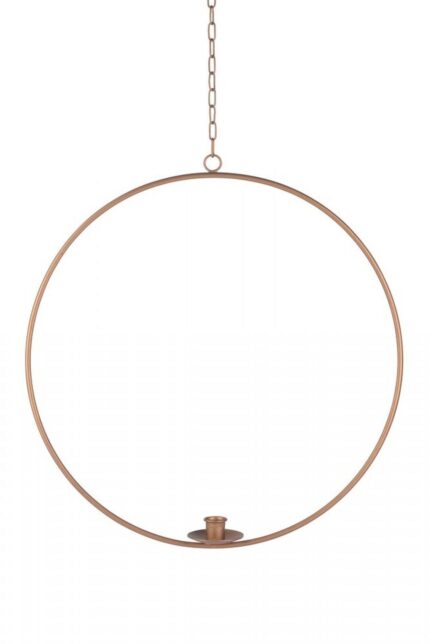 Kerzenhalter Ring zum Aufhängen M gold – Produktansicht