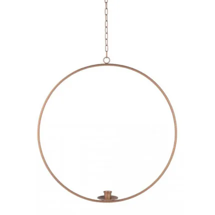 Kerzenhalter Ring zum Aufhängen M gold – Hauptansicht