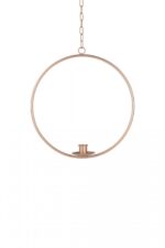 Kerzenhalter Ring zum Aufhängen S gold – Produktansicht