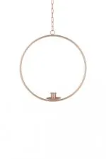 Kerzenhalter Ring zum Aufhängen S gold – Produktansicht