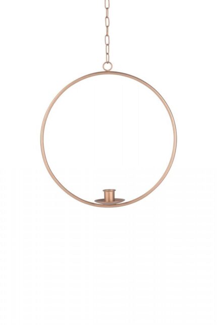 Kerzenhalter Ring zum Aufhängen S gold – Produktansicht