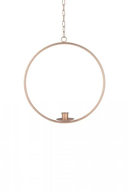 Kerzenhalter Ring zum Aufhängen S gold – Produktansicht