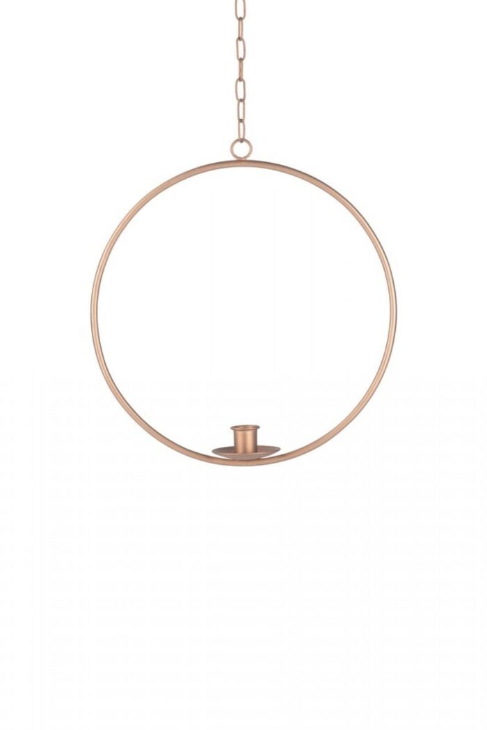 Kerzenhalter Ring zum Aufhängen S gold – Produktansicht