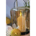 Kerzenlaterne Clermont 31cm natur – Produktansicht