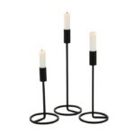 Kerzenleuchter-Set Fio schwarz – Produktansicht