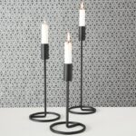 Kerzenleuchter-Set Fio schwarz – Produktansicht
