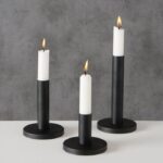 Kerzenleuchter-Set Malko schwarz – Produktansicht