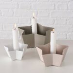 Kerzenleuchter Askella weiß 5cm – Produktansicht