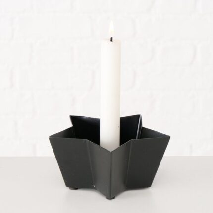Kerzenleuchter Askella schwarz 6cm – Hauptansicht