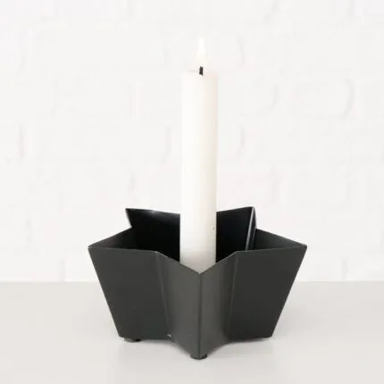 Kerzenleuchter Askella schwarz 6cm – Hauptansicht