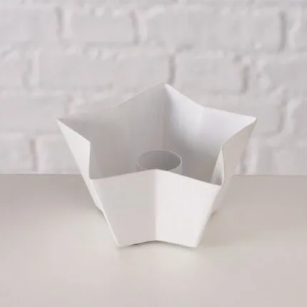 Kerzenleuchter Askella weiß 5cm – Produktansicht
