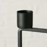 Kerzenleuchter Karos schwarz – Produktansicht