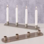 Kerzenleuchter Pleyra beige 30cm – Produktansicht