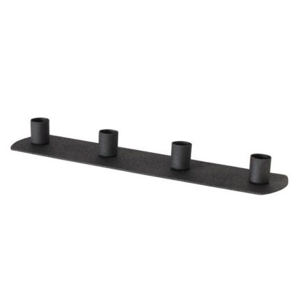 Kerzenleuchter Pleyra schwarz matt 30cm – Produktansicht