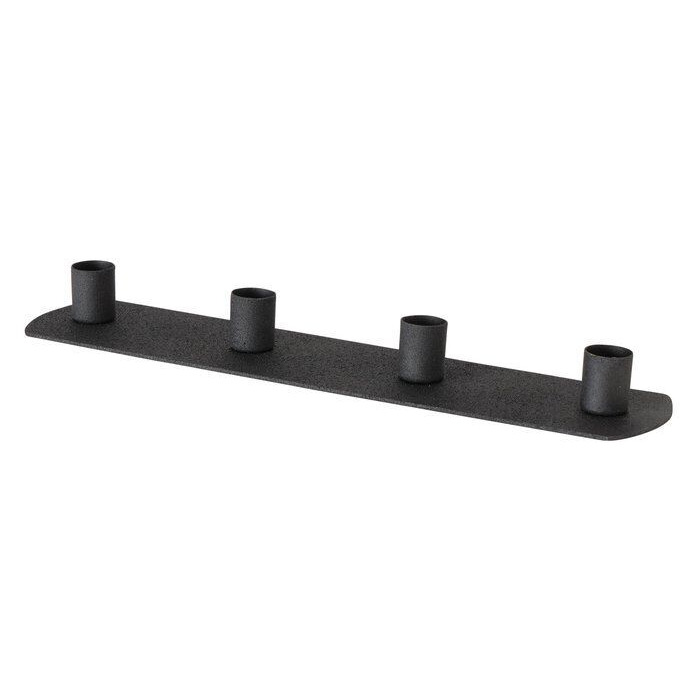 Produktbild Kerzenleuchter Pleyra schwarz matt 30cm – Hauptansicht