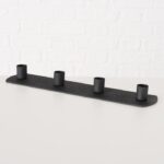 Kerzenleuchter Pleyra schwarz matt 30cm – Produktansicht