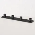 Kerzenleuchter Pleyra schwarz matt 30cm – Produktansicht