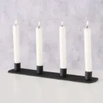 Kerzenleuchter Pleyra schwarz matt 30cm – Produktansicht