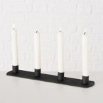 Kerzenleuchter Pleyra schwarz matt 30cm – Produktansicht