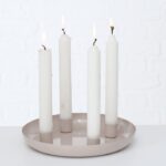 Kerzenleuchter Remius beige – Hauptansicht