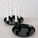Kerzenleuchter Remius schwarz glänzend – Produktansicht