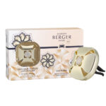 Verpacktes Maison Berger Paris Autoduft-Set mit goldenem Autodiffusor