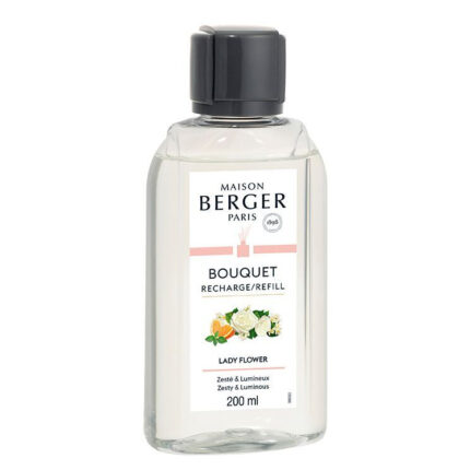 Flakon mit Maison Berger Paris Bouquet Recharge Refill Lady Flower