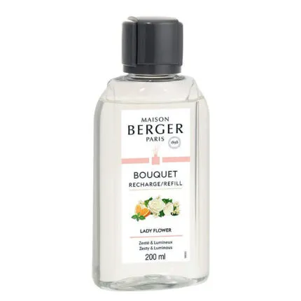 Flakon mit Maison Berger Paris Bouquet Recharge Refill Lady Flower