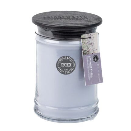 Bridgewater Lavender Fields Kerze im Glas mit Holzdeckel