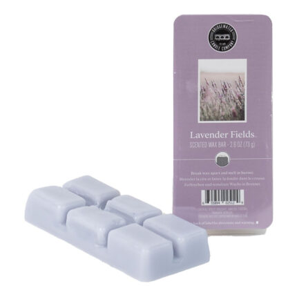 Verpackter Lavender Fields Duftwachsriegel mit mehreren Wachsstücken