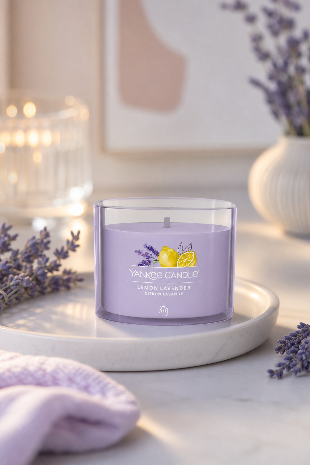Lemon Lavender 37g in einer stimmungsvollen Anwendungsszene