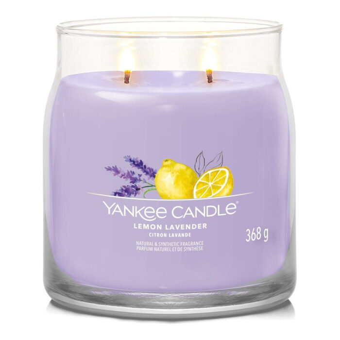 Lemon Lavender Signature Glas 368g 2-Docht – Produktansicht