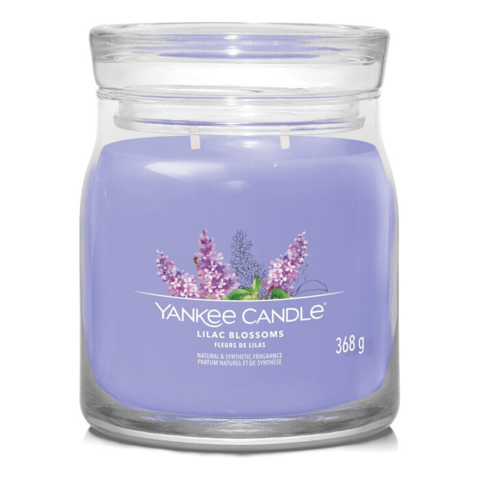 Lilac Blossoms Signature Medium Jar 368g 2-Docht – Produktansicht
