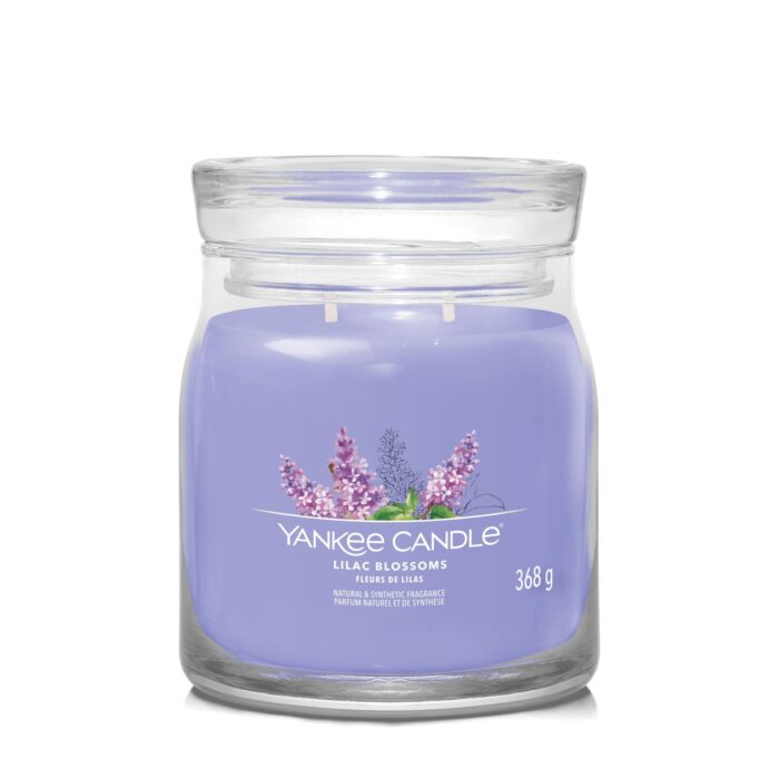 Lilac Blossoms Signature Medium Jar 368g 2-Docht – Produktansicht