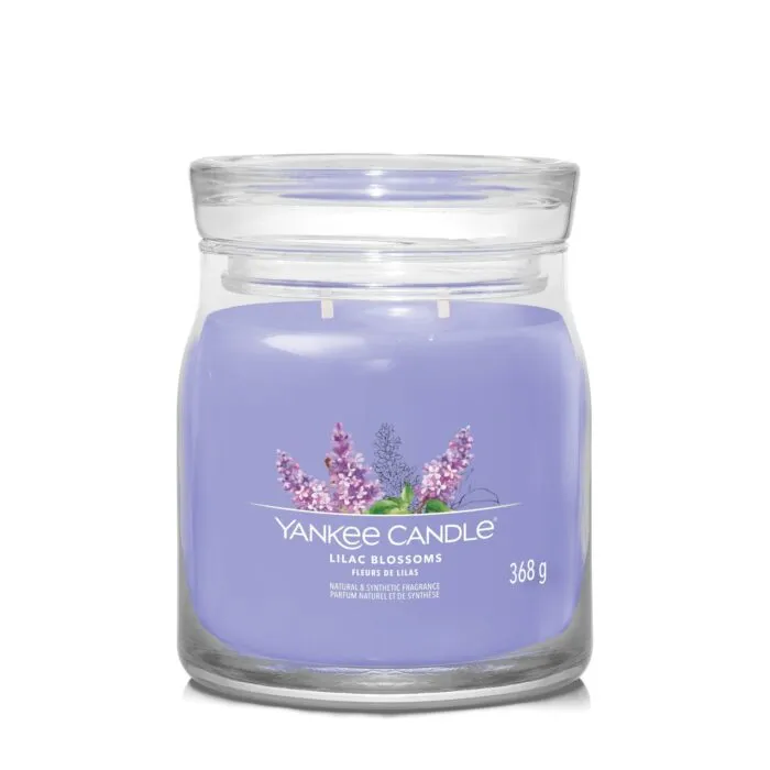 Lilac Blossoms Signature Medium Jar 368g 2-Docht – Produktansicht