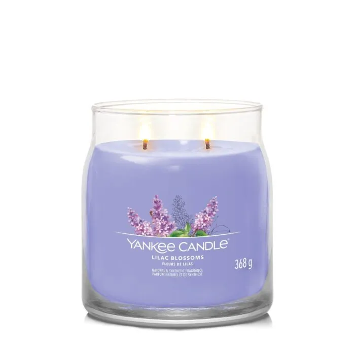 Lilac Blossoms Signature Medium Jar 368g 2-Docht – Produktansicht