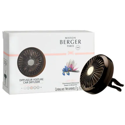 Maison Berger Autoduft Liliflora mit Verpackung und Lüftungsclip