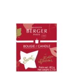 Rote Sweet Verpackung von Maison Berger Paris mit 180 g Angabe