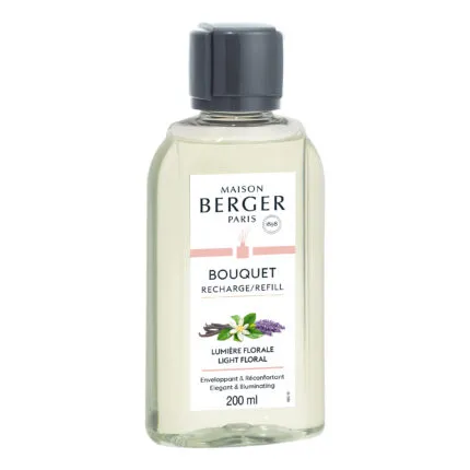 Maison Berger Bouquet Nachfüller Lumière Florale mit schwarzem Verschluss