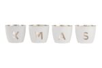 Madras Windlicht-Set XMAS weiß/gold – Produktansicht