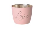 Madras Windlicht M Love blush/gold – Produktansicht